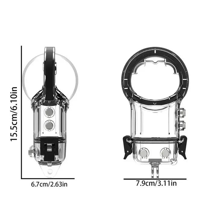 Boîtier étanche pour Insta360 X3, étui de protection pour caméra de sport, étui de plongée sous-mari