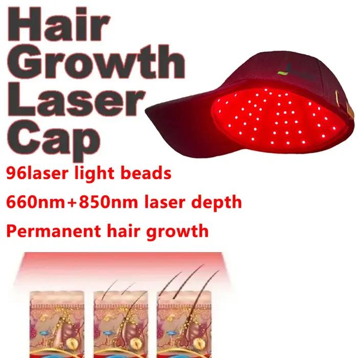 Lumière rouge et capuchon infrarouge proche pour la croissance des cheveux Pigarlic huileux naturel
