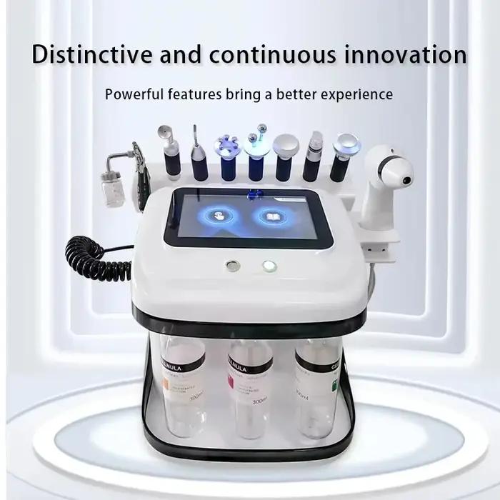 2025 10 en 1 H2o2 Aqua Peeling Lift Skin Bubble Hydratant Oxygène Hydro Machine faciale, Soins de la