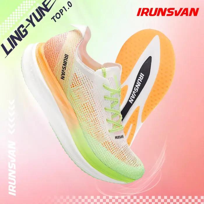 Chaussures de course Marathon IRUNSVAN LINGYUN TOP1.0 pour hommes - Plaque de carbone et respirabilité 2026
