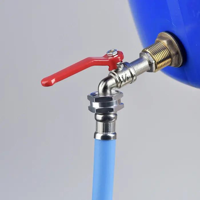 Kit de Raccord d'Eau Précieux en Laiton avec Anneau en Alliage, Joint de Tuyau en Cuivre pour Poisso
