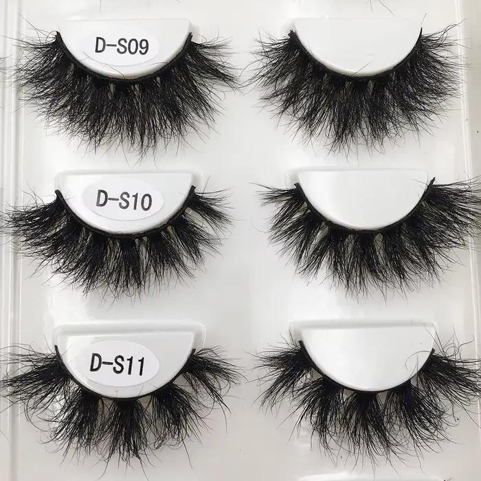 RED SIREN – Cils en vison véritable doux et naturel, maquillage 3D, pelucheux