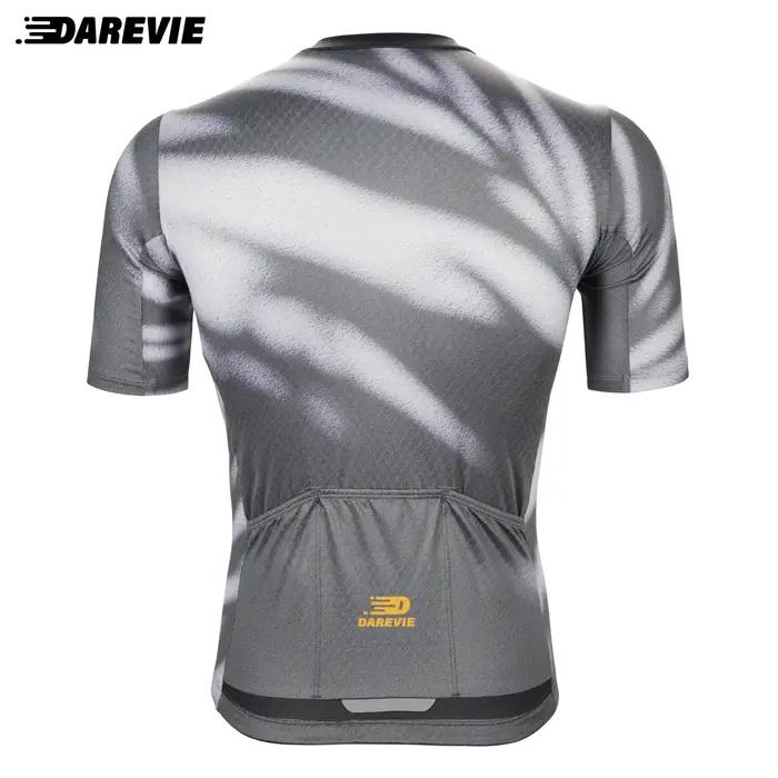 DAREVIE Maillot de cyclisme respirant Shadow pour homme, séchage rapide, petite taille, niveau d'ent