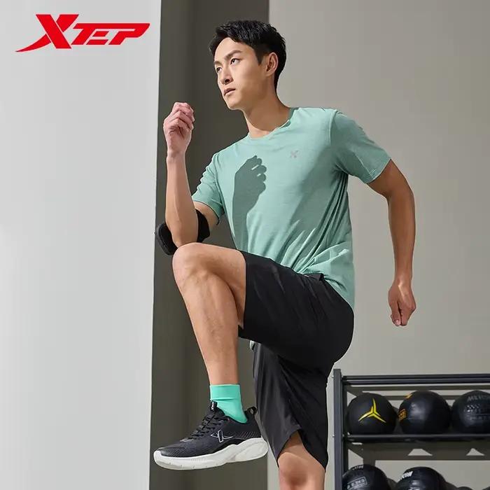 Xtep – combinaison de sport à manches courtes pour hommes, combinaison d'été absorbant la sueur, séc