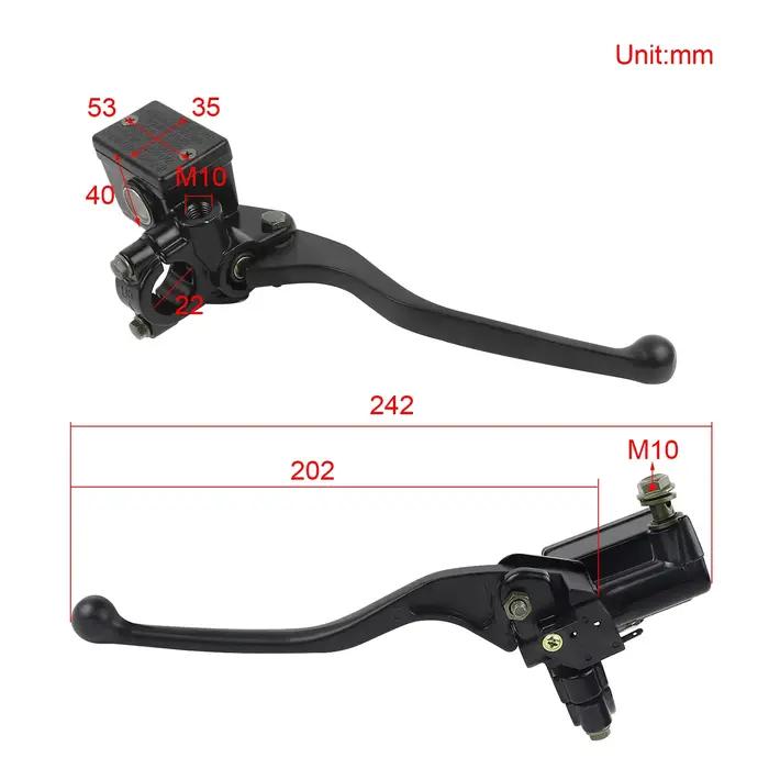 Pompe de frein avant, cylindre maître, levier d'embrayage hydraulique pour Honda TRX125 TRX200 TRX35