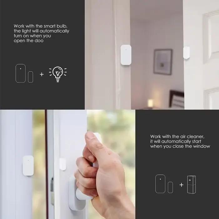 Aqara – capteur de porte/fenêtre Original Zigbee, connexion sans fil, Mini capteur de porte intellig