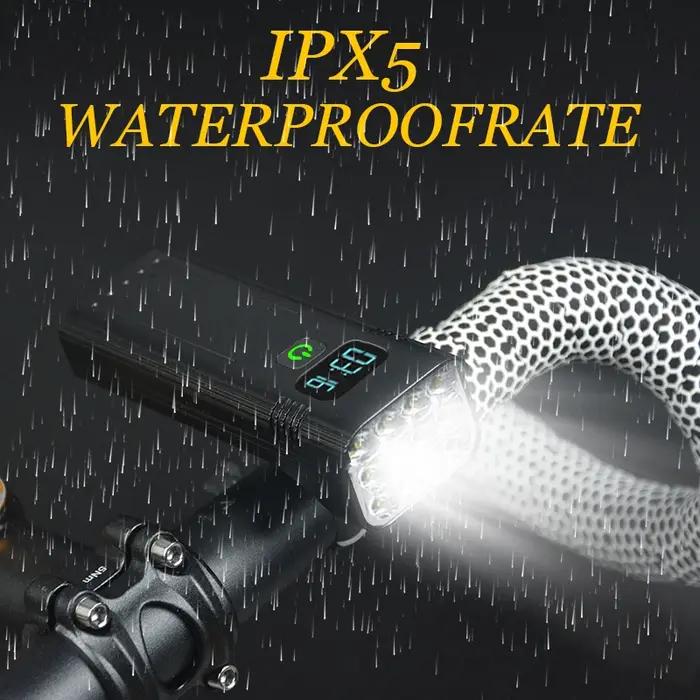 10000mAh vélo vélo lumière USB LED Rechargeable ensemble montagne Cycle avant arrière mettre en évid