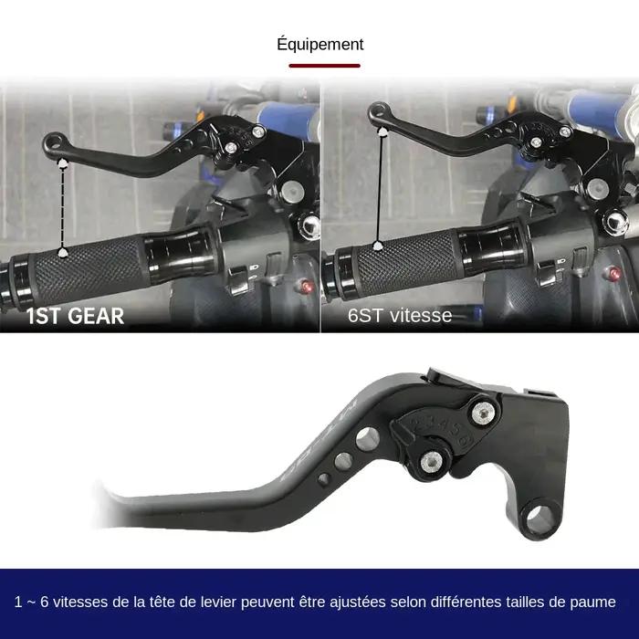 2024 levier d'embrayage de frein court pour YAMAHA MT07 MT09 2013-2020 MT-07/Tracer