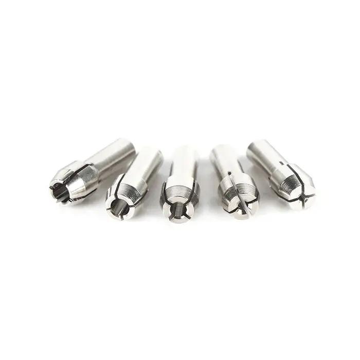 10 pièces Dremel Mini mandrins de forage perceuse 1.0mm-3.2mm adaptateur de mandrin 4.3 tige Micro p