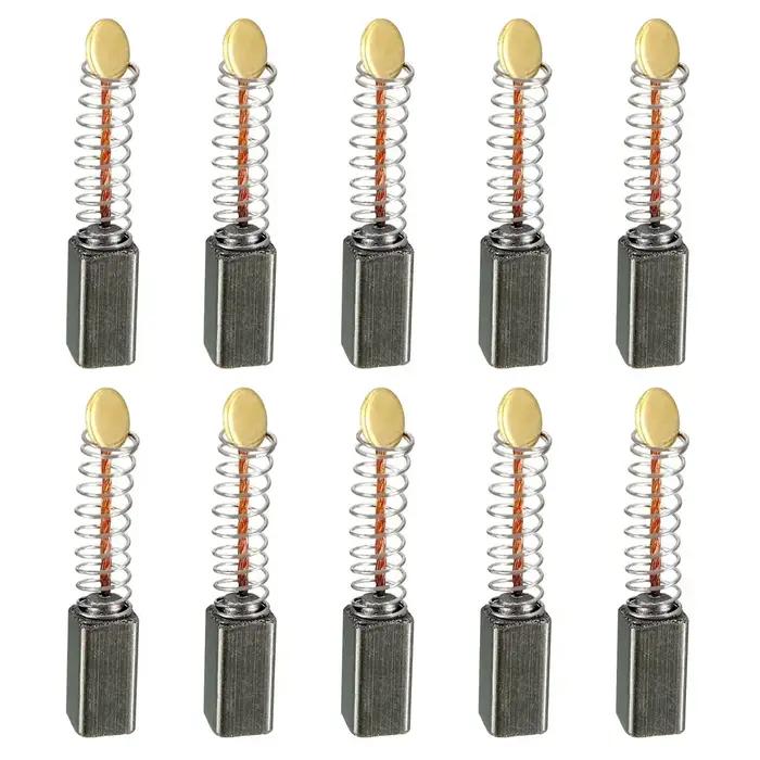 Balais de carbone pour moteurs électriques, 10x5x5mm, pièces de rechange pour outils de perceuse éle