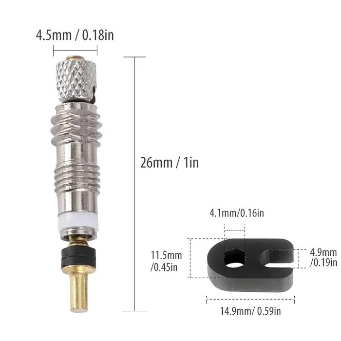 Noyau de Valve Presta amovible pour vélo, remplacement de vélo, outil de retrait de noyau Tubeless e