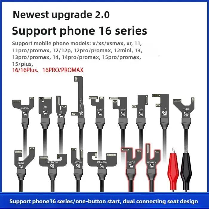 QIANLI IPower Pro Max câble d'alimentation avec interrupteur marche/arrêt pour iPhone 8 8P X XS MAX