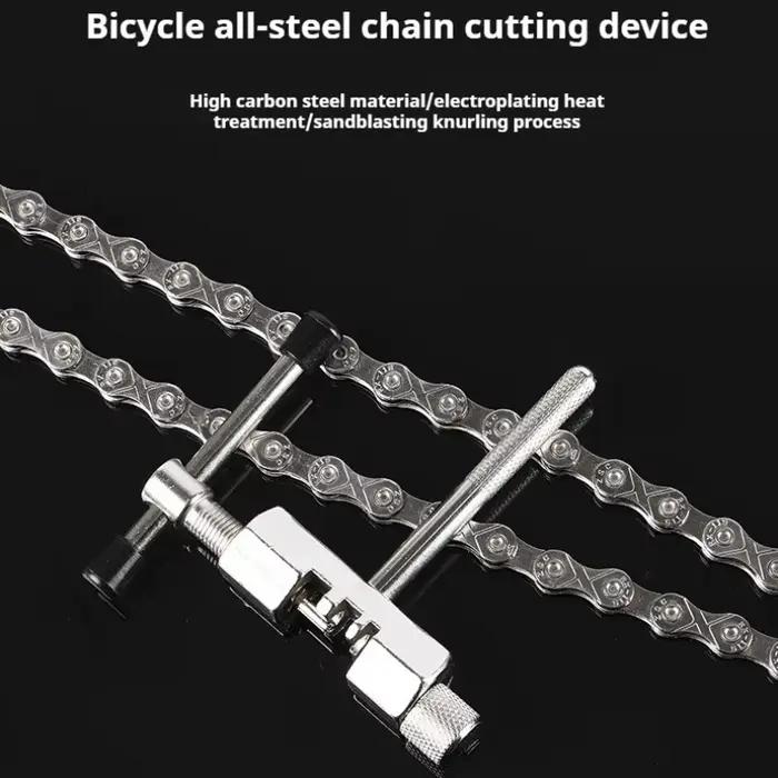 Kit complet d'outils de réparation de vélos pour VTT et vélos de route démanteau pignon coupe chaîne extracteur manivelle clef rayons