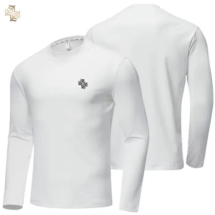SBWL automne haute qualité hommes course fitness tenue de ville à manches longues T-shirt affaires d