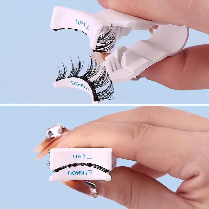 1 pièce d'application de cils sans effort avec pince à cils magnétique-applicateur ABS pour faux cil