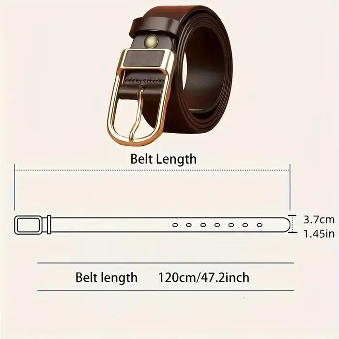 Ceinture décontractée à la mode pour hommes, Style Coboy, boucle ardillon, jean rétro, ceinture d'af