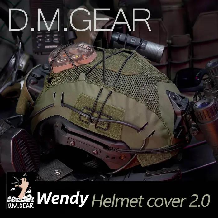 Dmgear Team Wendy housse de casque Exfil bosse balistique maille Ranger vert équipement tactique équ