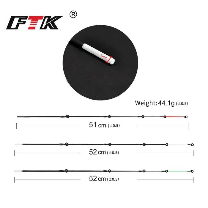 FTK Fiber Glass Top Tip M/L/H 50-120g Feeder carp rod Top Tip Accessoires de pêche Matériel de pêche