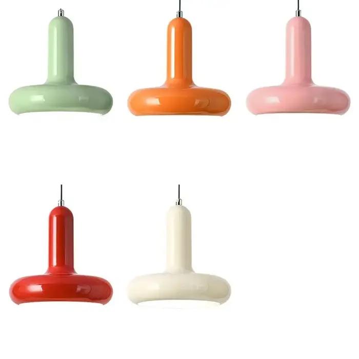 Lampe suspendue de chevet, personnalité créative, Art Simple, moderne, Style crème, lustre de maison