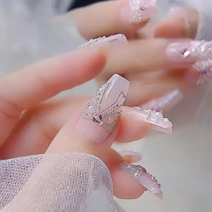 0.4mm-1.5mm 3D acier minuscule Nail Art décoration or argent boule d'acier Nail Art Caviar perles on