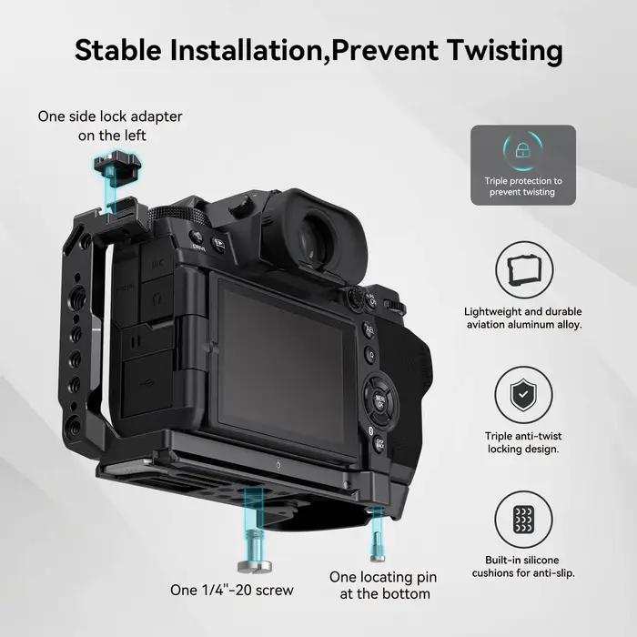 Cage de caméra SmallRig pour FUJIFILM X-H2 / X-H2S, plate-forme de caméra de fabrication vidéo en al