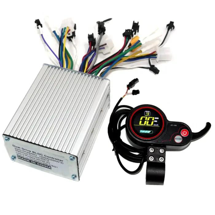 Les touristes conduisent 6MOSFET 48/60V 1000W (500W * 2) Brushless DC scooter électrique contrôleur