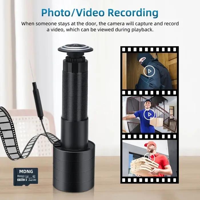 Tuya Smart Life vidéo judas Wifi caméra détection de mouvement visionneuse de porte sans fil vidéo p