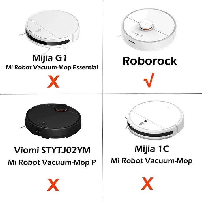 Brosse latérale à 5 bras pour Xiaomi Roborock S7 Maxv Ultra / S7 / S7 Max / S7 Maxv / T7S / T7S Plus