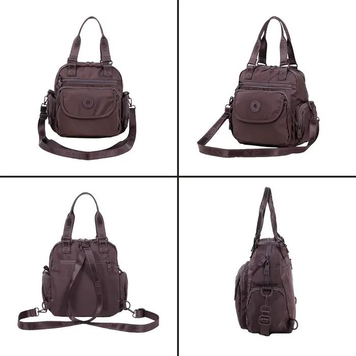 Sac à dos polyvalent et léger pour femmes, sac à bandoulière unisexe multi-poches, sacs Preppy léger