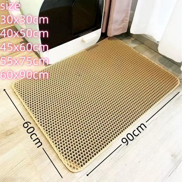Polymère brûleur imperméable à double couche pour litière pour chat, grande taille, toilettes pour a