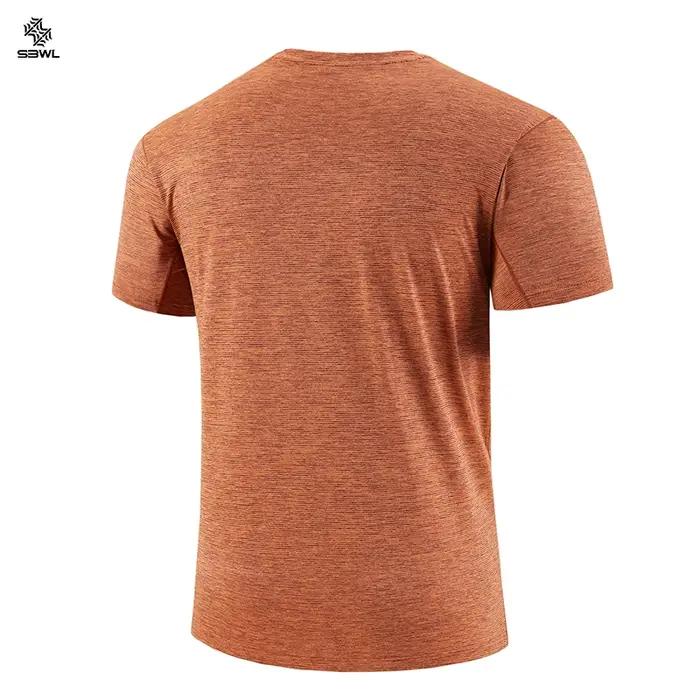 SBWL 2025 nouvel été haute qualité sports de plein air et fitness intérieur T-shirt à séchage rapide
