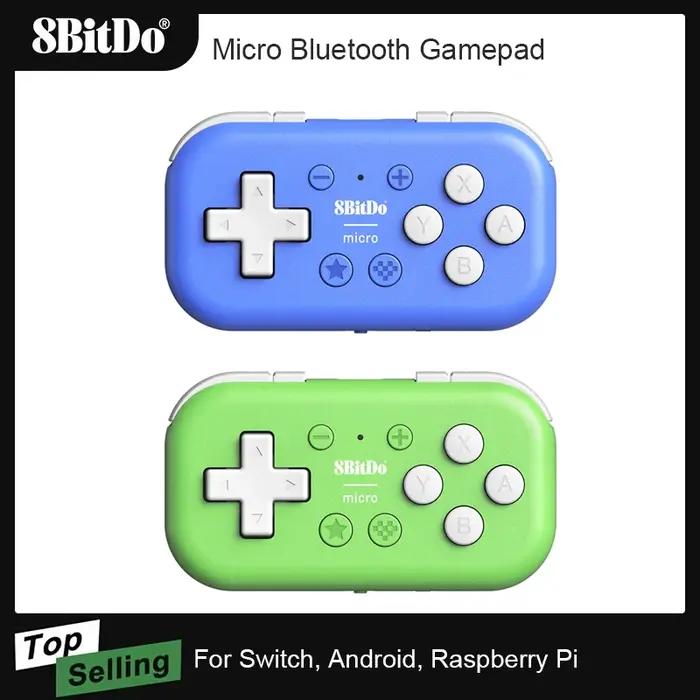 8BitDo Micro manette de jeu Bluetooth Mini contrôleur de jeu pour Switch, Android et Raspberry Pi, p