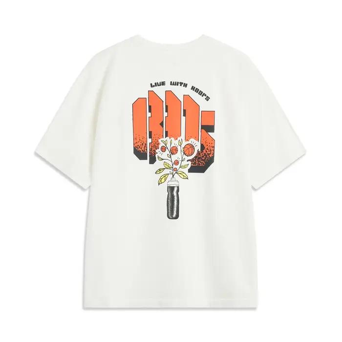 T-shirt Li-Ning BADFIVE basket homme - 100% coton streetwear ample - Style décontracté manches courtes AHSV023