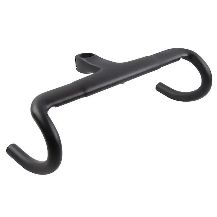Le plus récent vélo de route de course aérodynamique mat UD guidon et tige en fibre de carbone intég