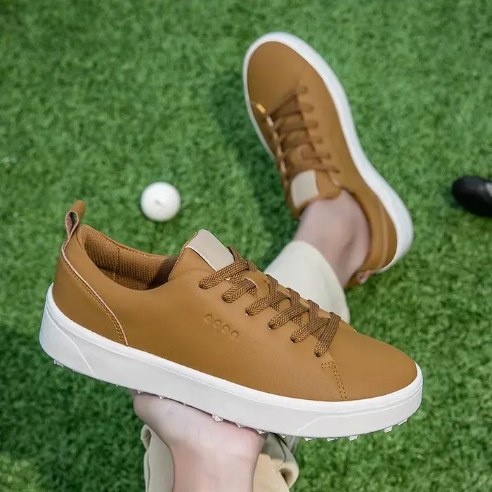 Baskets de golf sans crampons pour hommes et femmes, chaussures de couple, confortables, non ald, ex