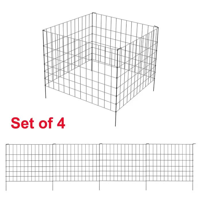 Panneaux métalliques antirouille pour la décoration de jardin, barrière pour animaux, clôture de jar