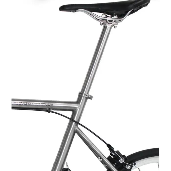Alliage de titane tige de selle de vélo pour vtt/route tige de selle de vélo 27.2/30.9/31.6mm * 350m