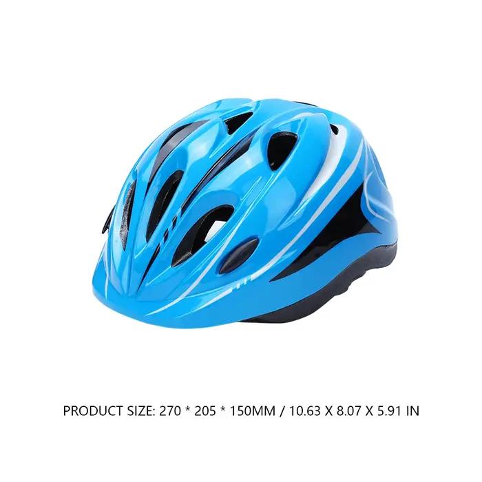 Casque de vélo respirant pour enfants avec protection sûre et genouillères pour sports de plein air et pièce de sauna