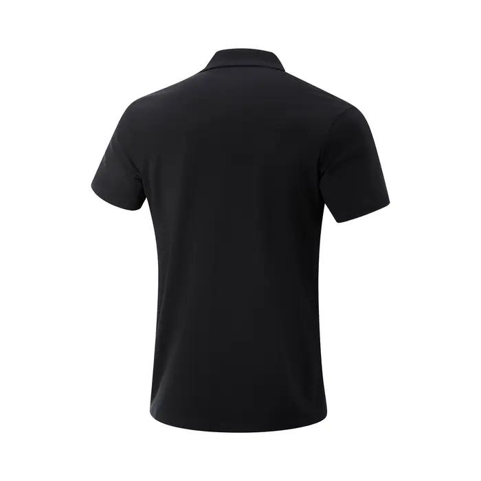 Li-ning T-shirt Polo d'entraînement pour hommes AT DRY FREEZE coupe régulière doublure respirante co