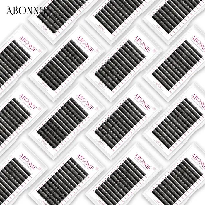 Abonnie Angel Lashes – Extensions de cils individuels pré-faits en forme de fleur 5D, cils effilés p