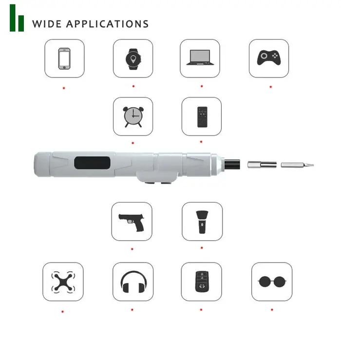 Tournevis électrique sans fil, Mini outils électriques 3.6V, Rechargeable, multifonction, perceuse é