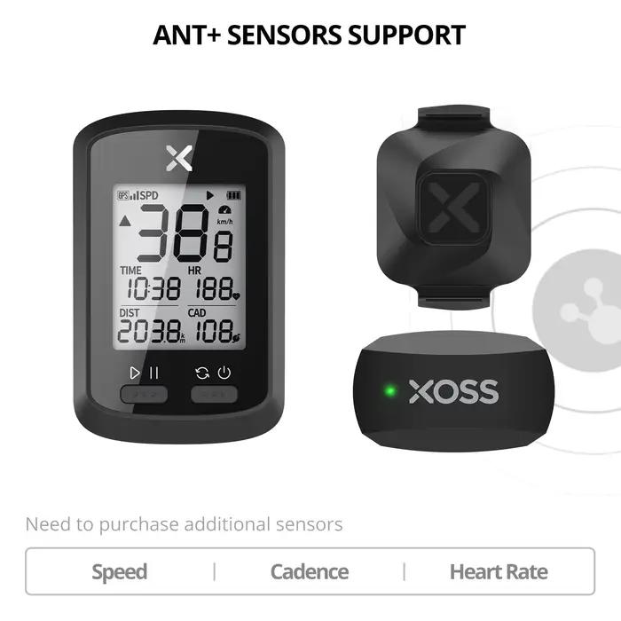XOSS G/G Plus GPS ordinateur de vélo sans fil étanche compteur de vitesse de cyclisme ANT + ordinate