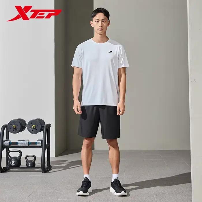 Xtep – combinaison de sport à manches courtes pour hommes, combinaison d'été absorbant la sueur, séc