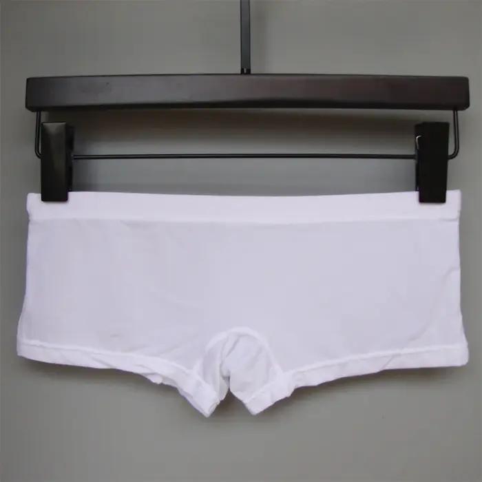 Sous-vêtements transparents pour hommes, caleçons, caleçons, slips, lingerie, sexy, taille basse