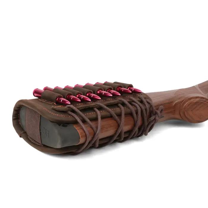 Tourbon-Juste de crosse en cuir avec support de munitions, accessoires de chasse, fusil, joue, odor,