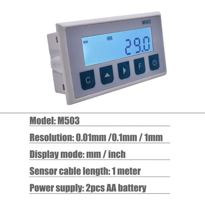 Balance magnétique M503, affichage DRO, système de mesure magnétique intégré, bande magnétique avec
