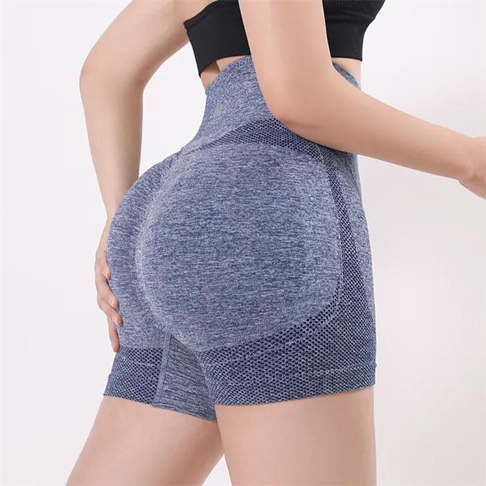 Femmes été mince taille haute Yoga élastique Fitness Yoga Leggings Sport course Shorts