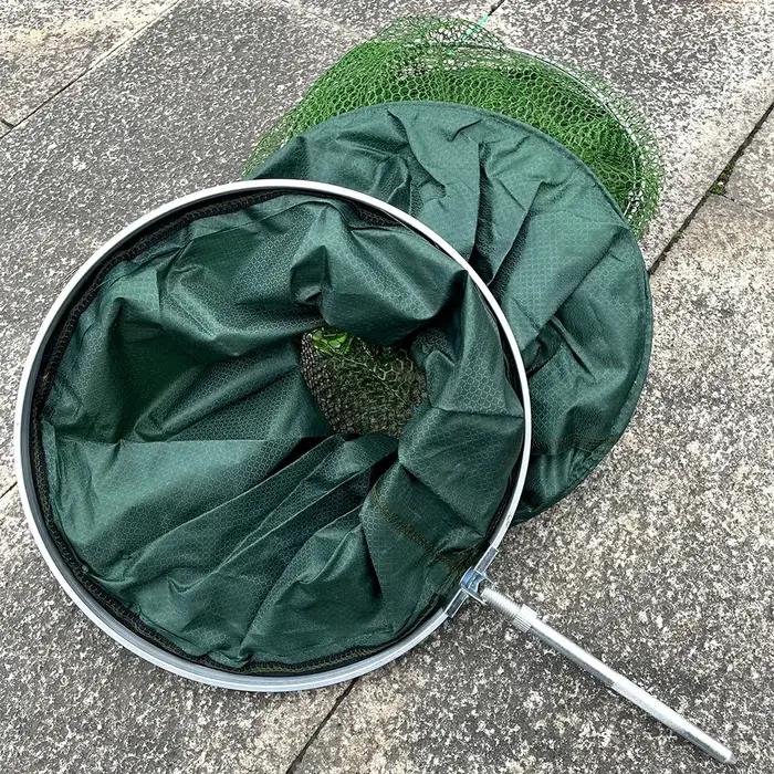 Filet de pêche pliant 1.7m 2m 2.5m 3m, piège à poisson pour crevettes, carpe, grand mangeoire pour c