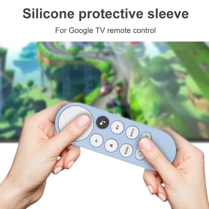 Étui de télécommande pour Google Chromecast Smart TV 2020, housse de protection en Silicone, Anti-ch
