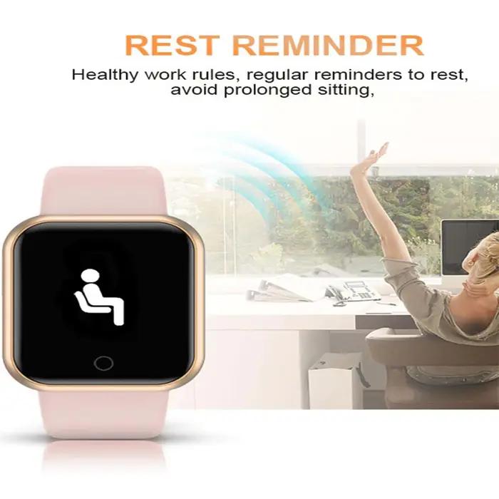 Montre intelligente multifonctionnelle Bluetooth Fitness Bracelet Moniteur de Sommeil pour Hommes Femmes Occasions Spéciales Activités Physiques Écoute Musique